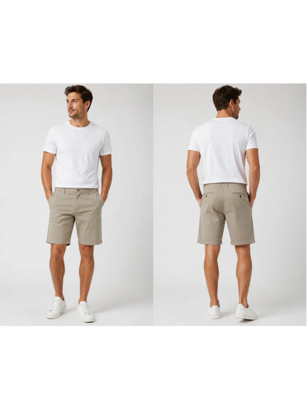 Footjoy sz 38 khaki performance golf shorts outdoor neutral preppy 10